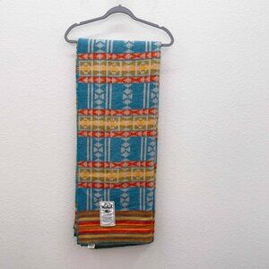 Woolrich USA Made Wool Blend Aztec Southwestern 56"x70" Knit Blanket 92472 NWOT